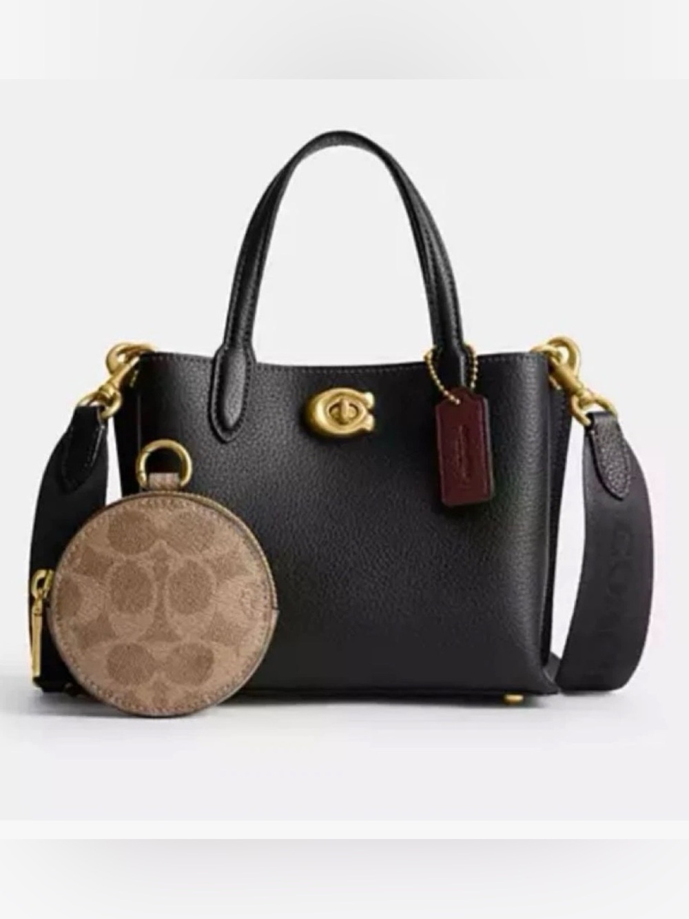 COACH Willow Tote 18 CW550 3-Way Tote Shoulder Crossbody Bag Wallet Included